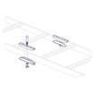 Vertiv Straight Cable Runway Splice KIT - GL-CR-BSK