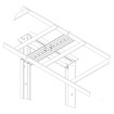 Vertiv Cable Runway Post 4 in H - GL-CR-CRP4