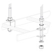 Vertiv Cable Runway Support Brackets - GL-CR-RSB58