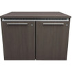 Middle Atlantic C5 Credenza Woodkit 2-BAY 31 Deep Moderno Style Solid Doors - C5K2B1MSHZ000W60