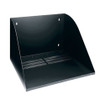 Middle Atlantic Skirted Caster Base 20in. D ERK Series includes 4 Casters Steel Textured Black Powder Coat Finish