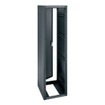 Middle Atlantic Skirted Caster Base 25in. D ERK Series includes 4 Casters Steel Textured Black Powder Coat Finish