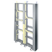 Middle Atlantic Rack End Cable Organizer 45 Rack Units Steel Black - CK-45E