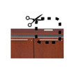 Middle Atlantic Cutout FOR Extron Cable Cubby 202 - CUT-EXCC202