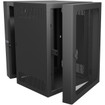 Middle Atlantic 18 Rack Units Additional Rackrail 12-24 CWR Series Steel Black E-Coat - CWR-RR18