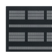 Middle Atlantic Rackrail, Cage NUT, 44 RU, DRK Series,Heavy-gauge 6MM Cage NUT Rail, Sold AS A P