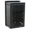 Middle Atlantic 18 Space (31 1/2in. ) Data Wallrack with Plexi Door Fits 15in. Deep Equipment Steel Textured Black Powder Coat Finish