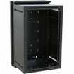 Middle Atlantic 18 Space (31-1/2in. ) Sectional Wallrack Fits 20in. DWR Series Steel Textured Black Powder Coat
