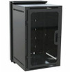 Middle Atlantic 18 Space (31-1/2in. ) Data Wallrack with Plexi Door Fits 20in. Deep Equipment Steel Textured Black Powder Coat Finish ***Drop Ship Only***