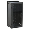 Middle Atlantic Wallrack with Plexi Door 20in. Deep DWR Series Textured Black Powder Coat Finish ***Drop Ship Only***