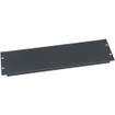 Middle Atlantic 6 Pieces EB3 Contractor Pack Flanged Blank Panels in Plain Poly Bags Black Powder Coat Finish