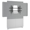 Middle Atlantic FRM Dstand 48WX75H Fltwall S4255 D8 WHT - FM-DS-4875FW-AD8W