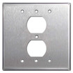 Middle Atlantic STL Duplex Recept & Cover 3000 Gray - G3043GE