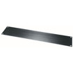 Middle Atlantic 2 Space (3 1/2IN. ) 1/8IN. Flat Aluminum Blank Panel Black Brushed - HBL2