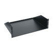 Middle Atlantic 3 Space Blank Panel Aluminum Black Brushed and Anodized finish