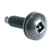 Middle Atlantic 100 Pieces HSK Guardian Square Post Drive Rack Screws with Washers 10-32 Steel Black Finish