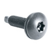 Middle Atlantic 50 Pieces Black Star Post Rack Screws with Washers 10-32