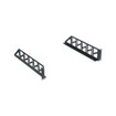 Middle Atlantic Rackshelf Ears, 2 RU, FOR USE W/bottom,Vented Shelf Ears Work With KDB Series BA