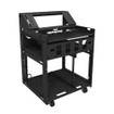 Middle Atlantic L5 Series Turret Frame, L5-TURFR-33LDW, 33IN W, 1.5 Bays