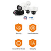 Hanwha QNE-C9013RL 8MP 4K Outdoor AI Dual Light Dome