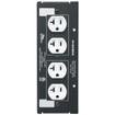 Middle Atlantic 8in. in. MPR 20A DBL DUPLEX MOD - M-2X20A