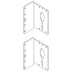 Vertiv 4 PDU Brckts 30 or 32 W ES Cabinets - PSBKES-F30