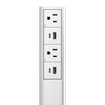 Middle Atlantic 36IN Power Tower 2 Outlet 2 USB A/c WH - P4HUHUWH - view 4