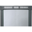 Middle Atlantic Curved Plexi Front Door fits 41 Space BGR Racks Black Textured Powder Coat Finish