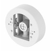 Hanwha SBD-140PMW Pole Mount Base White (view 3)