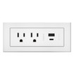 Middle Atlantic Radiant FPC USB A/c 6FT WH - RDZCWH - view 2