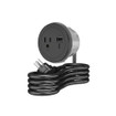 Middle Atlantic Round FPC 1 Outlet USB Black - RFPCRUAUC-BK - view 2