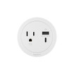 Middle Atlantic Round FPC 1 OL USB White 10FT - RFPCRUAUC-WH10