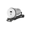 Middle Atlantic Round FPC USB Only White 10FT - RFPCUAUC-WH10 - view 2