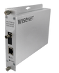 Hanwha TMC-FSCS1S-B 100M media converter for fiber optic surveillance network installations