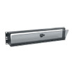 Middle Atlantic 2 SPACE (3 1/2in. ) HINGED SMOKED PLEXI SECURITY COVER