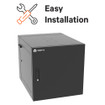 Vertiv VR Rack 12UX24.5 Wallmount - VR1000