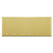 Middle Atlantic 6 Gang Trim Plate Brass - TRIM6-BR
