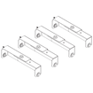 Vertiv Variable Spacer KIT FOR Racks 6 TO 8 IN