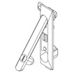 Vertiv Swing Handle W TWO Keys and KEY Code - XHGLCC-SKC