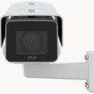 Axis P1385-E security camera side angle showing mounting bracket detail