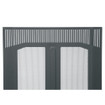 Middle Atlantic Vented Front Door 10 RU Racks Steel Construction Black Finish with 25% - VFD-10