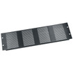 Middle Atlantic 3 Space (5 1/4in. ) VTP-3 Slotted Vent Panel Black Brushed and Anodized Finish