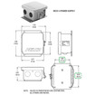 Pelco PA402 Pole Mount Adapter for IWM