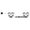 Lenovo 4X97A87125 Thinksystem SR665 V3 CPU Interconnection Cable Option KIT Lenovo Server Option
