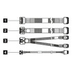 Lenovo 4X97B03870 SR650 V4 2.5IN FRONT BP2 SAS CABLE KIT