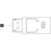 Lenovo 4X97A12100 ST50 DP to HDMI Dongle KIT