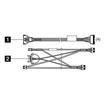 Lenovo 4X97A90338 SR650 V3 2.5IN Rear BP NVME CBL KIT