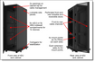 Lenovo 4XF7A99750 Thinksystem 48U Pearl 180MM Advanced Rack Extension KIT
