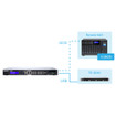 Qnap 16-PORT 1GBE Switch With 2 RJ45 - QGD-1600P-8G-US
