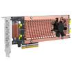 QNAP Quad M.2 PCIE SSD Expansion Card - QM2-4P-384